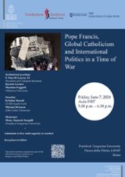 Pope Francis, Global Catholicism and International Politics in a Time of War